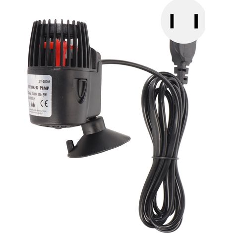 Pompe de brassage ultra-silencieuse orientable à 360° pour aquarium, pompe de circulation submersible, prise US 110 V (1/5)