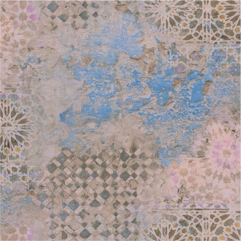 Graphic wallpaper wall Profhome 378581 non-woven wallpaper slightly textured design matt blue beige grey 5.33 m2 (57 ft2) (1/5)