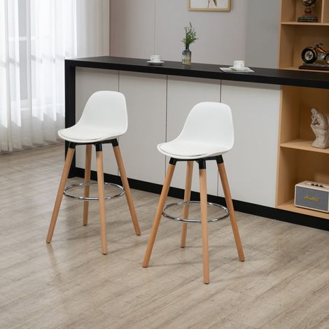 Set 2 sedie in pelle bianca OKMYHOME (1/5)