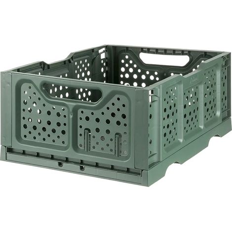 1PZ CESTA CASALINGA PIEGHEVOLE 'OPLA'' colore verde (1/5)