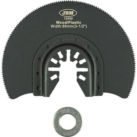 Lama per sega semicircolare Jbm hcs semicircular saw blade acciaio 88 mm