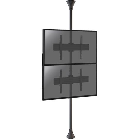 Support sol-plafond pour 2 écrans TV 32'' - 75'' - Vesa 600x400 - Hauteur 240cm (1/3)