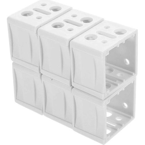 Support de fixation pour boîte de 6 pièces, support de rail supérieur de rechange pour stores de fenêtre de 1 pouce