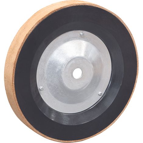 Mola in cuoio FERVI 0770/MC per affilatrice ad acqua - Ø 200 x 30 x Ø 12 mm