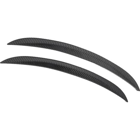 Lot de 2 baguettes décoratives de protection pour jantes de voiture, style fibre de carbone, universelles (1/5)