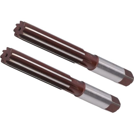 Ensemble de 2 alésoirs manuels à 6 lames de 3/4 po en acier 9SiCr pour plastique, bois et métal (1/5)