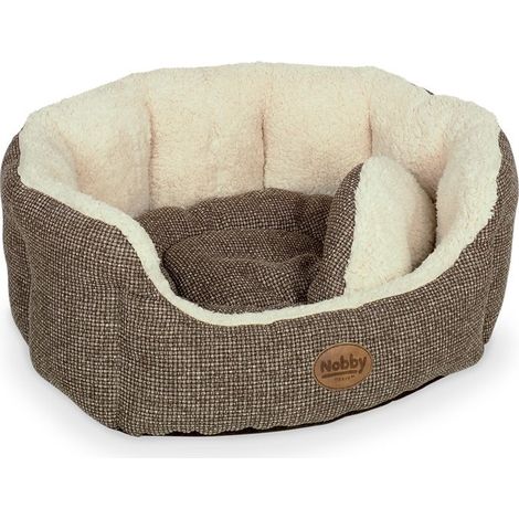 Nobby Komfortbett Alba oval braun Hundebetten