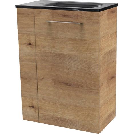 FACKELMANN Set SBC - Ast-Eiche rechts - 45 x 62 x 25 (1/4)