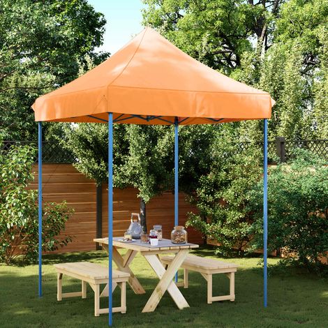 vidaXL Tente de fête Orange 200 x 200 x 306 cm Tissu Oxford