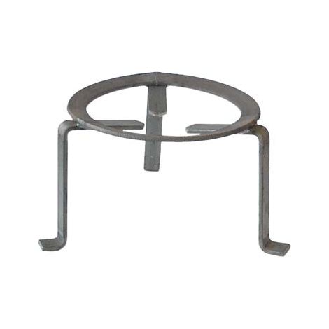 TREPPIEDE CALDARA CIRCOLARE  ACCIAIO CM 30