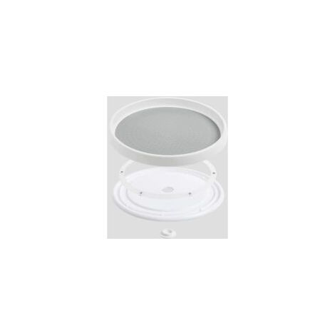 Drehbarer Gewürzständer, drehbare Gewürzablage aus Kunststoff, drehbarer Sockel, Gewürzkarussell für den Küchenschrank, 25 cm x 2,5 cm - Crezuo (1/3)