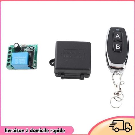 Interrupteur de télécommande sans fil - DILWE - 433MHz - 50W - Intérieur - Automatique (1/4)