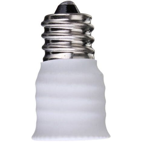 3x E12 vers E14 Adaptateur Adaptateur Ampoule LED Adaptateur Blanc Adaptateur (1/3)