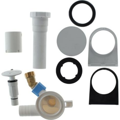 Villeroy & Boch Subway 3.0 - Ab- und Überlaufgarnitur für Badewannen mit Füllfunktion, Stone White UPCON0136-RW (1/2)