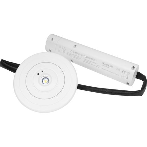 Downlight Luz de Emergencia LED 3W 3H de Autonomía Blanco 90 mm