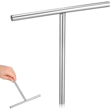 Spatule À Crêpes En Acier Inoxydable 19.20X18.10X0.90Cm Outil Multi-Usage Pour Étaler Pâte À Crêpes Omelettes Et Galettes Nettoyage Facile Et Bords Sécurisés En Cuisine (1/5)