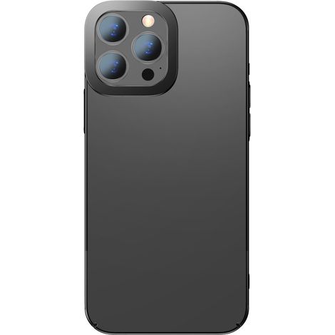 Cover trasparente per iPhone 13 Pro Max Glitter Case nera (1/5)