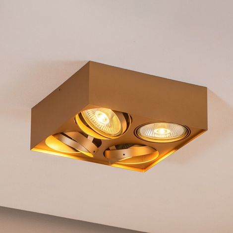 [GEBRAUCHT] B-Ware Argon Riesta Deckenstrahler Leuchte gold vierflammig Lampe Innenbeleuchtung (1/2)
