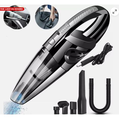 Aspirateur à main sans fil puissant Hoover pour liquides et poussières, rechargeable, pour voiture, maison ou bureau. (1/5)