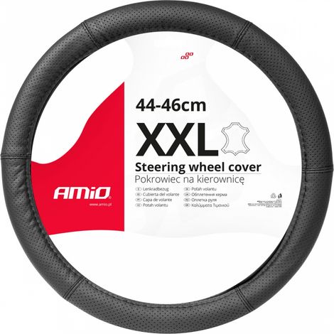 Coprivolante in pelle traforata XXL 44-46 cm SWC-50-XXL amio-03559 (1/4)