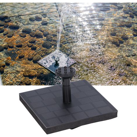 7V 1,4W Solarbrunnen für Außenpools, monokristalliner Silizium-Schwimmbrunnen für den Garten (1/5)