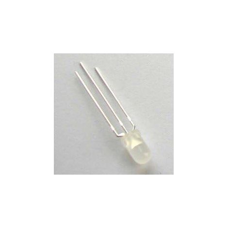 3 mm Zweifarbige LED – Komponentenset – Gemeinsame Anode – Rot/Grün-Anzeige – Elektronik-Bastelprojekte und Modellbau – 3 mm transparent