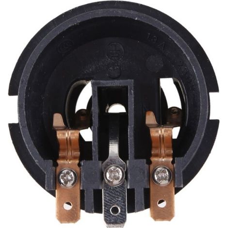 Interrupteur Thermostat - Bouilloire Electrique - Base Coupleur - F92F - Aluminium - Noir - 5,8 x 3,7 x 5,8 cm - 1 Pièce (1/4)
