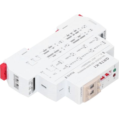 Zeitrelais mit 4 Verzögerungsmodi, digitale elektronische Bauteile GRT8-K1, AC/DC 12–240 V, 50/60 Hz (1/5)
