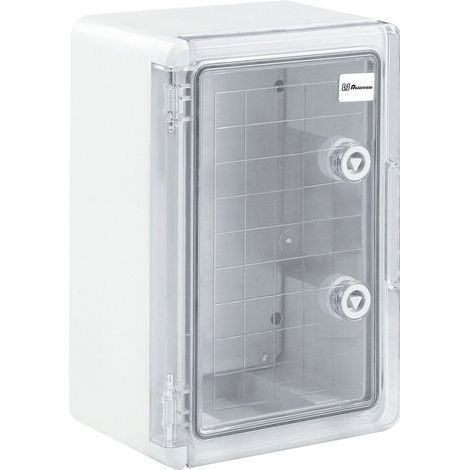 Armario ABS con placa de montaje 250X350X150 Puerta Transparente (1/4)