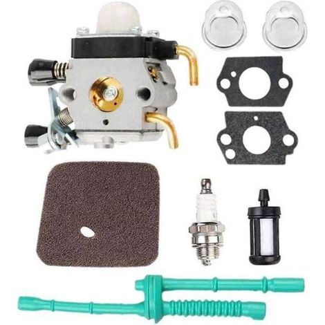 Carburateur avec joint pour Taille-haie Stihl FS38 FS45 FS46 FS55 FS55C FC55 FS74 FS75 FS76 FS80 KM85 (1/3)