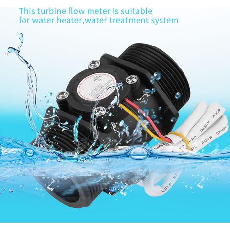 Débitmètre à turbine DN40, capteur de débit d'eau de 1,5 pouce (1/5)