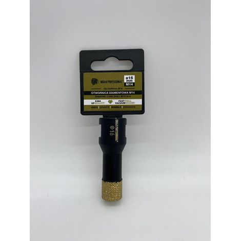 Foratura a secco con corona diamantata M14 da 16 mm / Professionista indiano