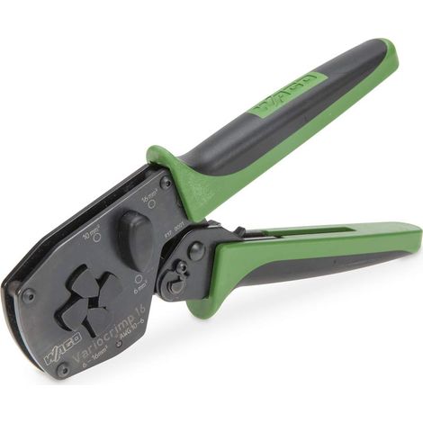 Pince de Sertissage Variocrimp 16, pour Embouts d'Extrémité Isolés Ou Non, Sections de Sertissage 6 mm², 10 mm², 16 mm² (1/3)