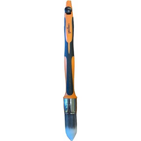 Pennello testa tonda per pittura vernice lavori fai da te setole morbide 21mm lunghezza 27cm (1/2)