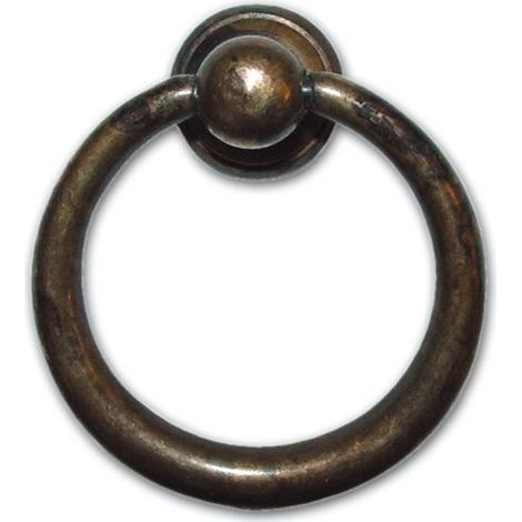 Maniglia Maniglietta per Mobili Ottone Antico Metal Style Handles 23x28 mm (1/2)