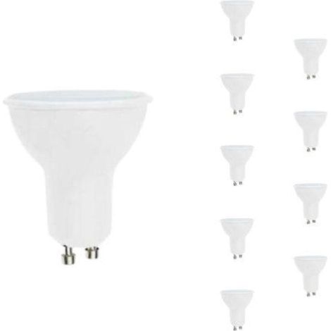 Ampoule LED GU10 9.5W - Pack de 10 - Blanc Neutre 4000K - 5500K - SILAMP