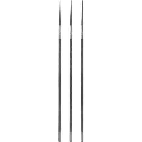 Fafeicy 3-teiliges Kettensägenfeilen-Schärfset, 3/16" x 4,8 mm, Wälzlagerstahl, hohe Härte, starke Verschleißfestigkeit, glattes, einfaches Design für die Holzbearbeitung