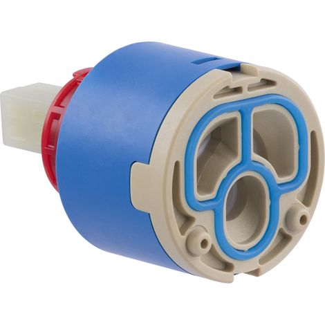 Noyon & Thiebault – Cartouche céramique 40mm – Hauteur 62mm – Pour robinet mitigeur – Filetage plomberie standard