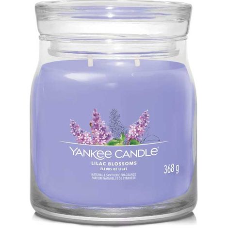 Fleurs de Lilas - Yankee Candle Signature - Bougie moyenne à deux mèches
