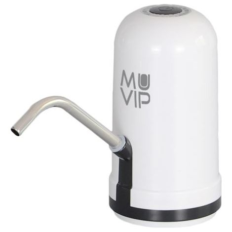 Agua lista al instante, con solo pulsar un botón.
El dispensador electrónico MUVIP es la solución perfecta para extraer agua de tus garrafas de for