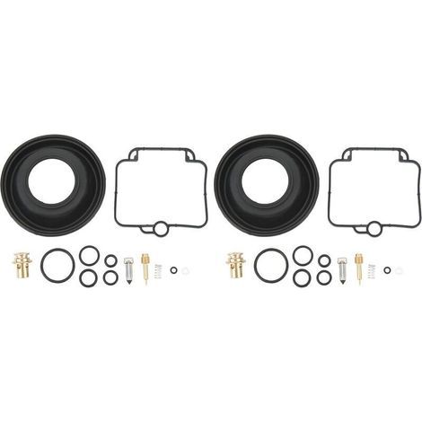 Kit de reparación de carburador de 2 piezas, kit de reconstrucción de carburador para motocicleta Suzuki GS500E 1994-2000