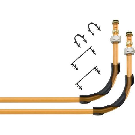 Schlüter BEKOTEC THERM HV/AS Verteileranschluss-Set Ø 16 mm 12 Heizkreise