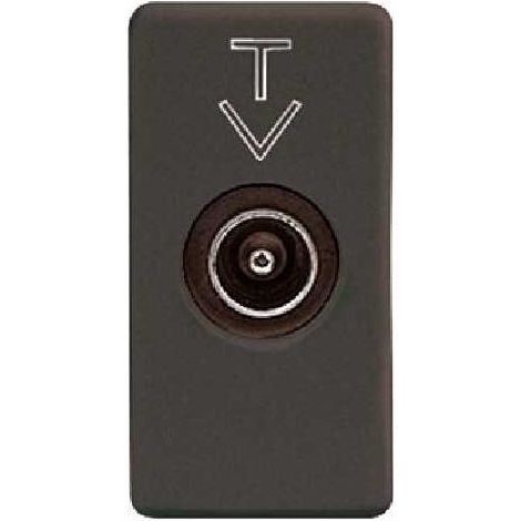 GW21381 Enchufe coaxial de TV directa con conector IEC macho de 9,5 mm