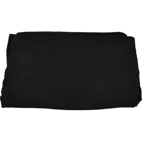 Stretchable Rectangular Tablecloth with Elastic Pockets for Banquets, Weddings, Exhibitions, Black (1/5)