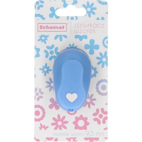 Perforadora decorativa de 9,5 mm con forma de corazón MIX