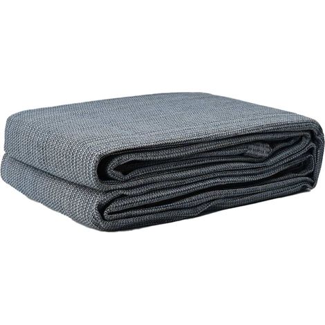 Maison Exclusive - Tappeto da Tenda Blu e Grigio 600 × 300 cm Polietilene (1/5)