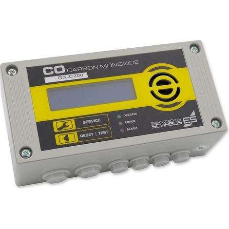 Schabus GX-C300 Kohlenmonoxid-Melder mit internem Sensor netzbetrieben detektiert Kohlenmonoxid (1/2)