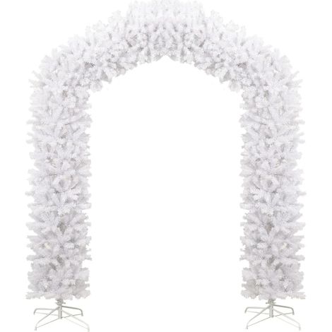 Arche d'arbre de Noël Blanc 270 cm CFW48809 (1/5)