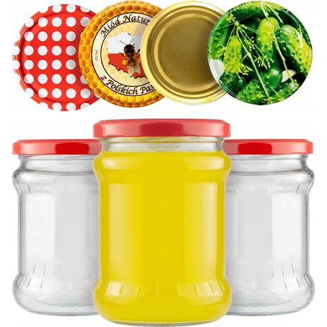 80 barattoli per conserve 500ml MARMELLATA MIELE CARNE (1/5)