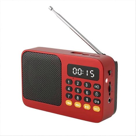 Radio FM Radio Portable Petit Emergency Recargable Ham Bluetooth Son Boîte mini Vintage Musique Enceinte Lecteur MP3 D (1/5)